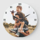 Search for happy fathers day clocks Typography