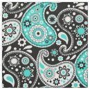 Search for black paisley fabric Bohemian