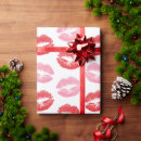 Search for kiss wrapping paper Red lips