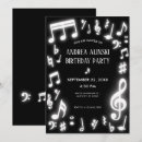Search for music note invitations Treble clef