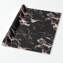 Search for black and rose gold wrapping paper Modern