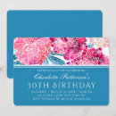 Search for stylish 30th birthday invitations Floral