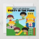 Search for party in the park invitations Slide