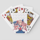 Search for anime girl playing cards Cartoon