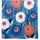 Search for red white and blue shower curtains Flower