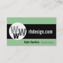Search for web designer business cards Internet