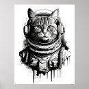 Search for funny cat drawings posters Ink drawing