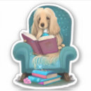 Search for dog reading stickers For kids