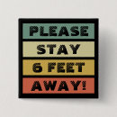 Search for keep your distance badges Humor