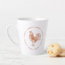 Search for red rooster mugs Rustic