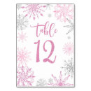 Search for snowflake table cards Elegant