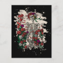 Search for dead rose postcards Skeleton