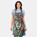 Search for lion aprons Colourful