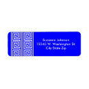 Search for greek key return address labels Pattern