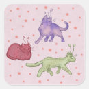 Search for alien cat stickers Space