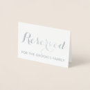 Search for silver foil place cards Calligraphy
