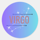 Search for virgo zodiac stickers Blue