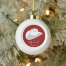 Search for cowboy hat christmas tree decorations Country