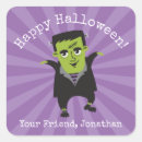 Search for cartoon frankenstein stickers Trick or treat