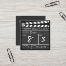 Search for cinema business cards Clapperboard