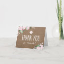 Search for pretty thank you cards Rustic