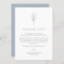 Search for bridal party thank you cards Dusty blue