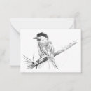 Search for cap note cards Chickadee