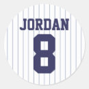 Search for baseball round stickers Team