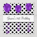 Search for indigo birthday invitations White