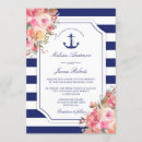 Search for floral nautical wedding invitations Elegant