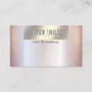 Search for pink shiny metallic business cards Professional