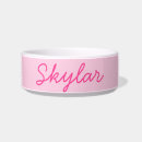 Search for monogram pet bowls Pink