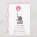 Search for chevron 1st birthday invitations Girl