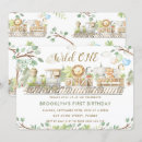 Search for animal train invitations Wild one