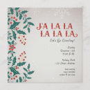 Search for caroling invitations Red
