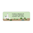 Search for birth announcement return address labels Polka dots