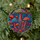 Search for mushroom christmas tree decorations Retro