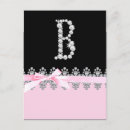 Search for initials b postcards Pink