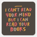 Search for funny reading stickers Bookworm