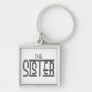 Search for sis key rings Black and white