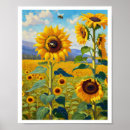 Search for bee sunflower art Sunflowers