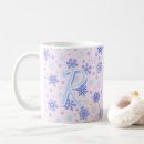 Search for pink snowflakes mugs Girly