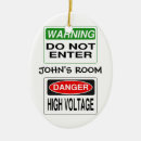 Search for warning christmas tree decorations Danger