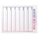 Search for meal plan notepads Food