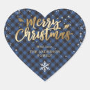 Search for plaid heart stickers Merry christmas