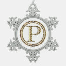 Search for letter p christmas tree decorations Alphabet