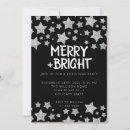 Search for black christmas invitations Stars