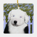 Search for old english sheepdog christmas tree decorations Puppy
