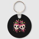Search for skull couple key rings Halloween vibes
