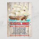 Search for nautical rehearsal dinner invitations Red